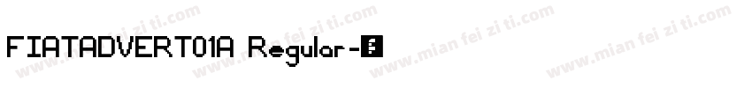 FIATADVERT01A Regular字体转换